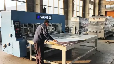 CZYL-RS4 Formeuse de carton ondulé avec convoyeur à chaîne