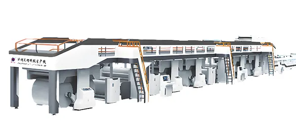 Ligne de fabrication de carton ondulé 7 couches