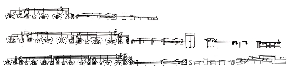 Ligne de fabrication de carton ondulé