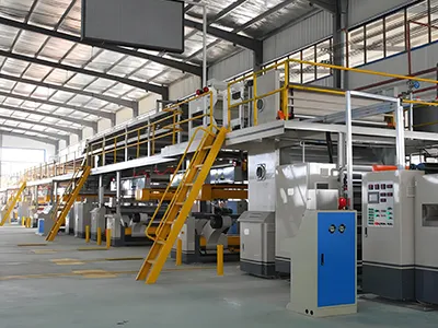 Ligne de fabrication de carton ondulé